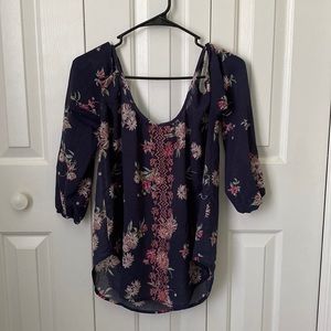 Floral Rewind Off The Shoulder Top